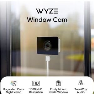 Wyze Window Cam with color night vision and reduced glare